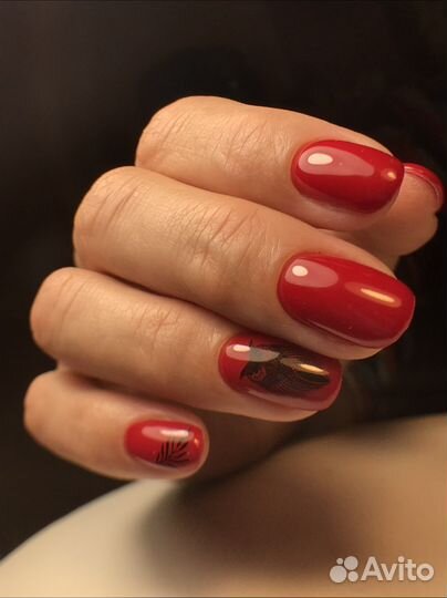 Маникюр с покрытием гель лак
