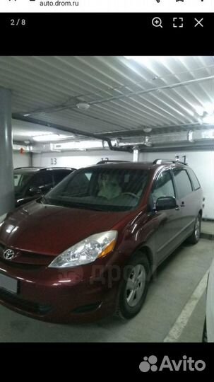 Toyota Sienna 3.5 AT, 2008, 215 400 км