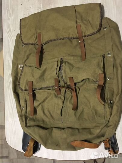 Рюкзак рыбака, брезентовый, прочный 60х60см