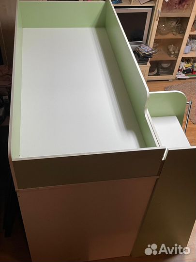 Детская кровать чердак со шкафом