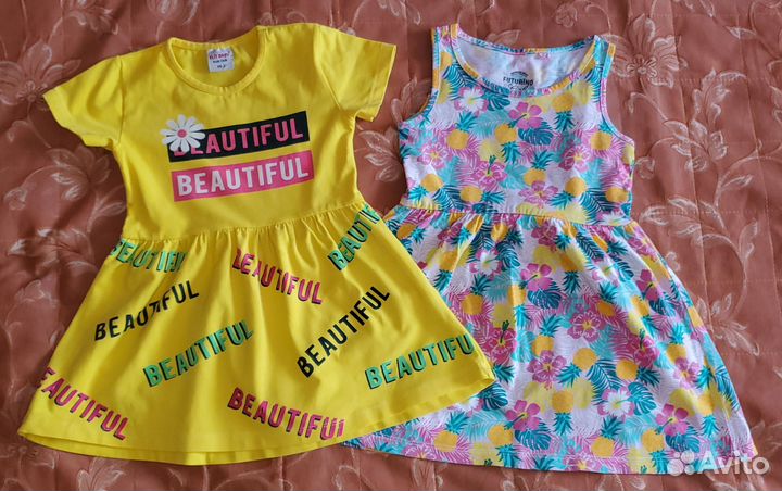 Летняя одежда для девочки пакетом, 92-98 размер