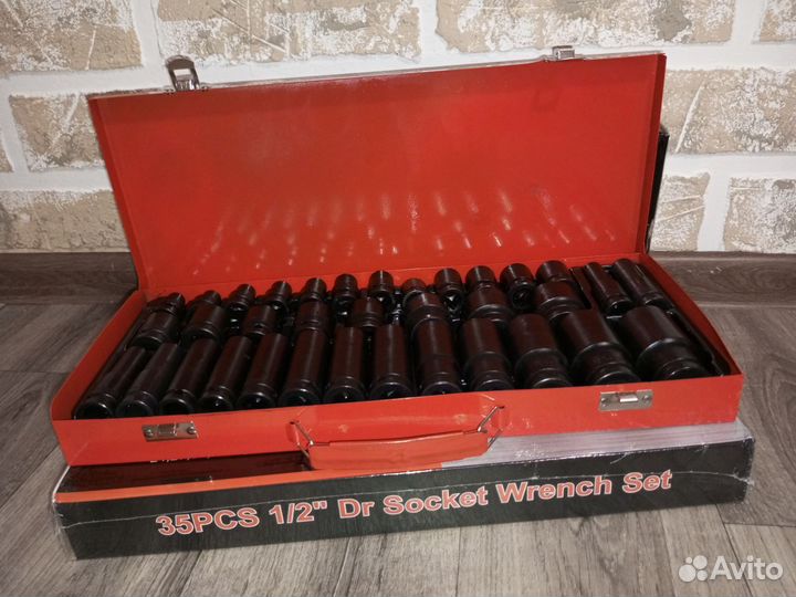 Набор ударных головок для гайковерта