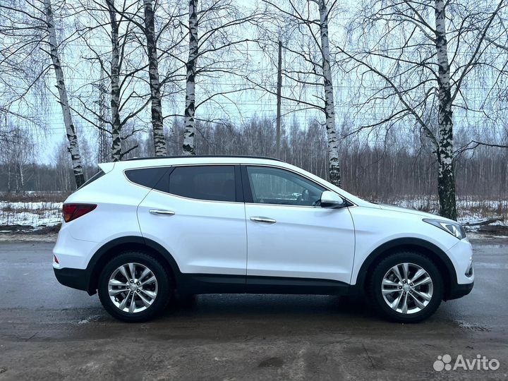 Hyundai Santa Fe 2.2 AT, 2017, 118 000 км