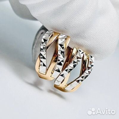 Золотые серьги