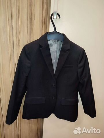 Черный пиджак на мальчика 116 H&M для школы