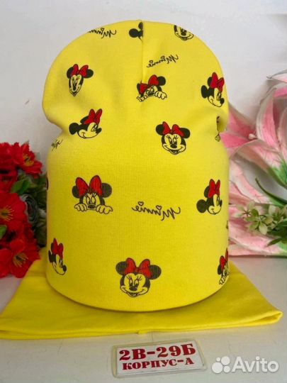 Новый детский комплект шапка и снуд