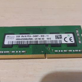 Оперативная память ddr4 2gb