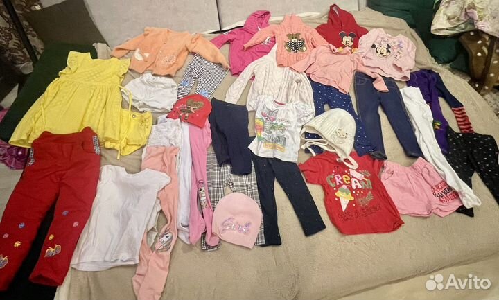 Вещи и обувь пакетом на девочку