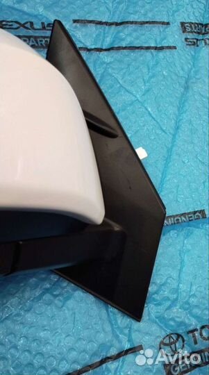 Боковое зеркало рав 4-4 Оригинал белый перламутр