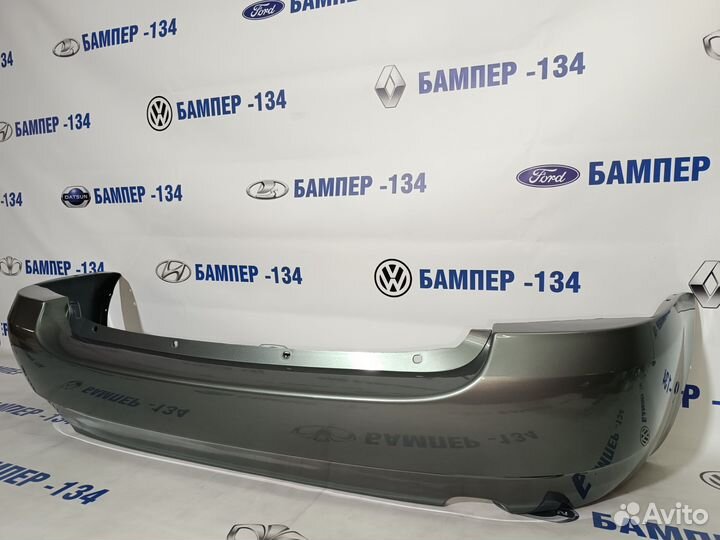 Бампер задний LADA kalina 1 седан темно серый