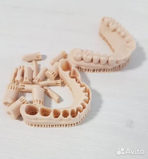 З D печать стоматологических моделей принтер asiga