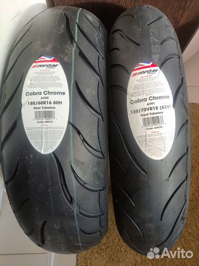 Мотошины 180 60 16 голда 1800 комплект