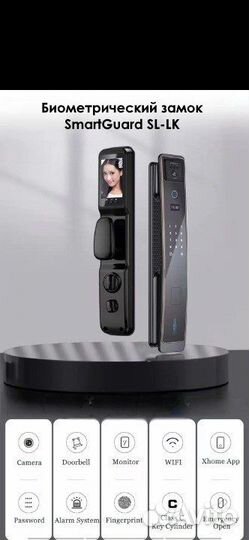 Биометрический дверной замок SmartGuard