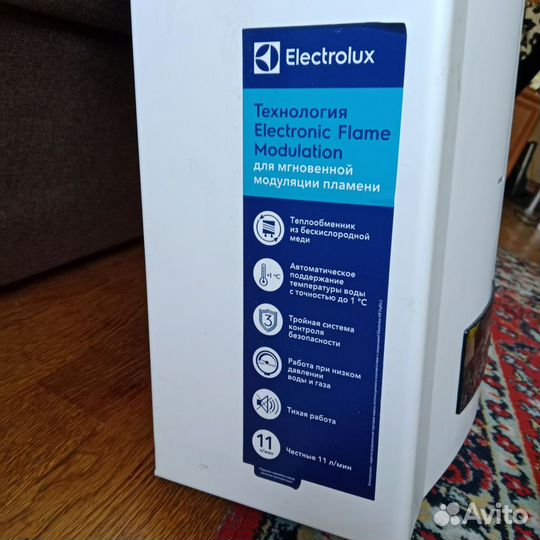 Газовая колонка electrolux