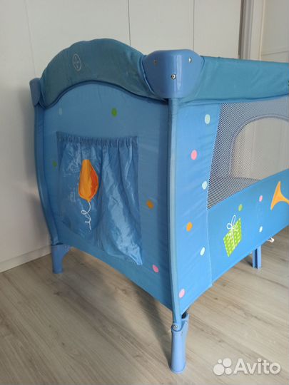 Манеж кроватка 2 в 1