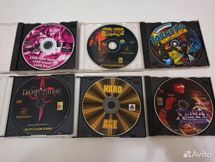Игры для PS1 (цена за 6 дисков)