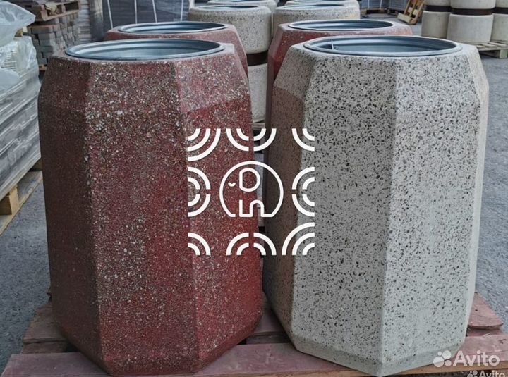 Урна из бетона Восьмигранная у производителя