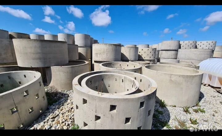 Кольца бетонные для септика и колодца с доставкой