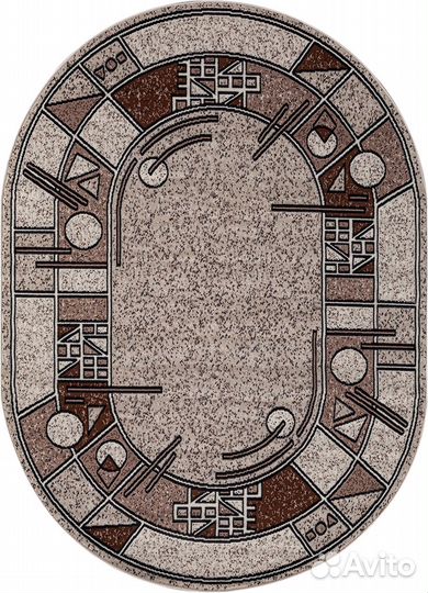 Ковер овальный 1,5х4 м