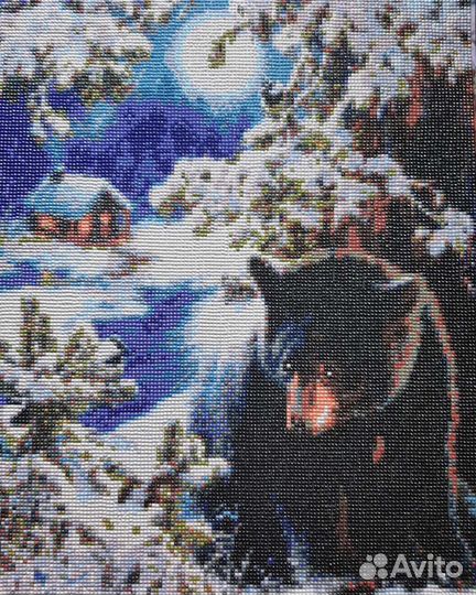 Готовая картина. Алмазная мозайка