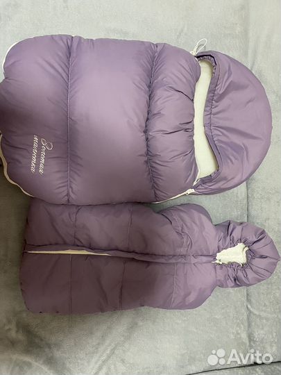 Зимний конверт в коляску