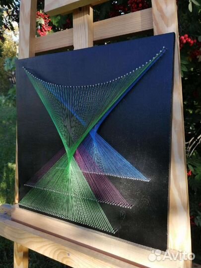 Картина стринг арт