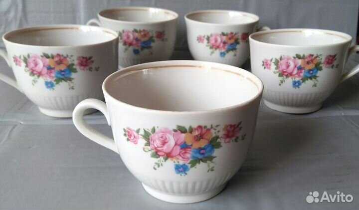 Чайные сервизы завода Пролетарий 1968-1973гг