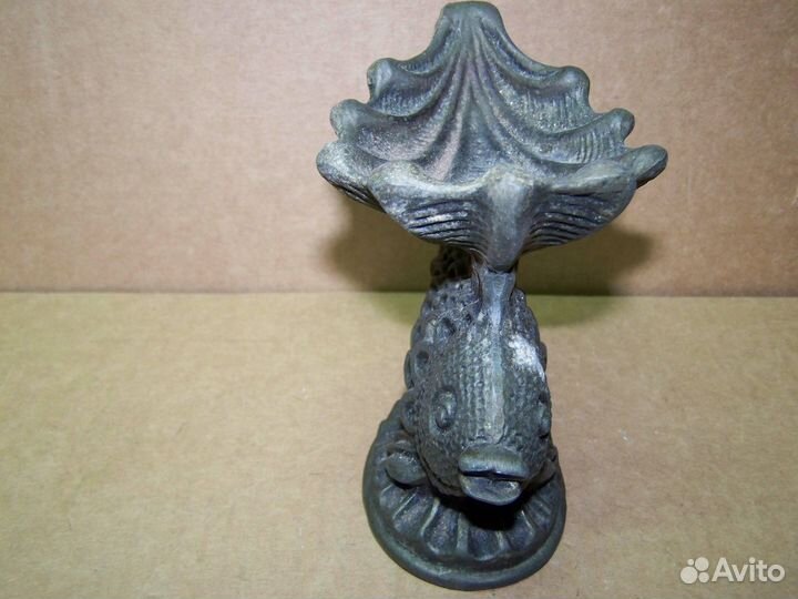 Пепельница рыбка, силумин