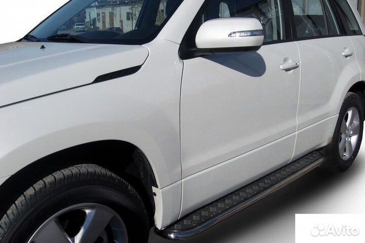 Защита порогов Suzuki grand vitara (2008)
