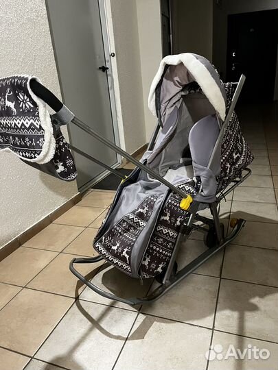 Санки коляска galaxy