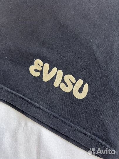 Черная футболка Evisu