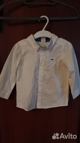 Рубашка детская белая h&m