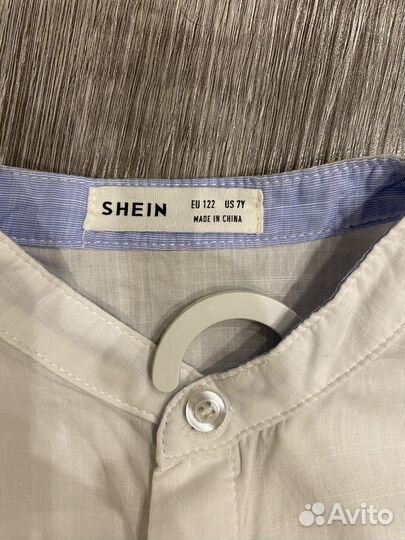 Рубашка для мальчика Shein 122р Новая