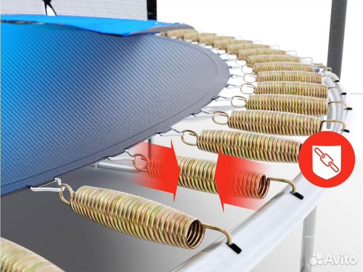 Батут с сеткой