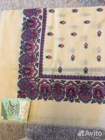 Шали и платки г. Павлов Посад, шёлк СССР