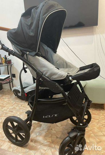 Коляска Riko Basic Bella Lux 3 в 1 детская коляска