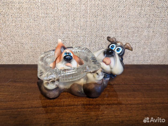 Английские Бульдоги.Чашка.Собачки