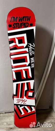 Сноуборд Ride Crush 152 с креплениями Ride VXN