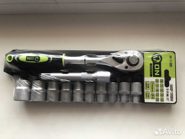 Набор головок с трещеткой 10-24