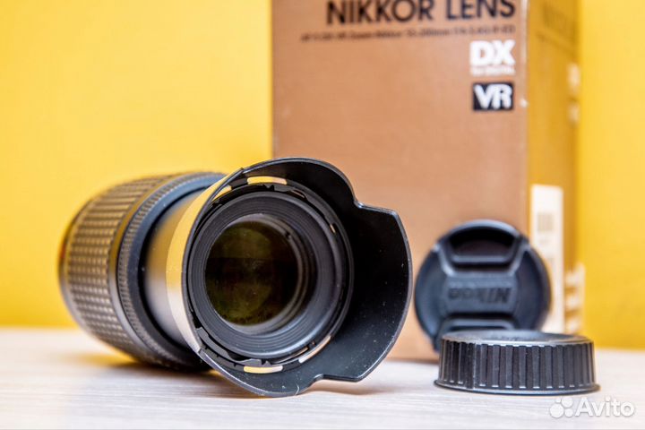 Объектив nikkor AF-S,DX VR 55-200, f/4,5-5,6