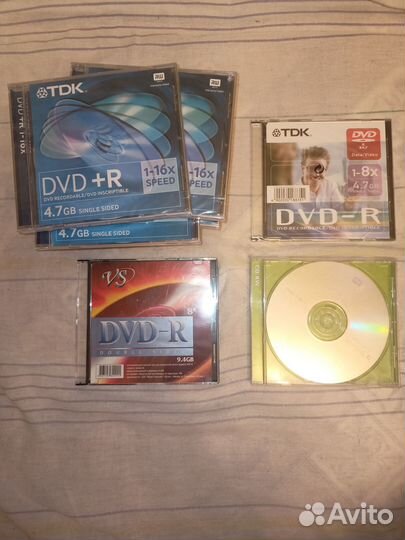 DVD диски чистые болванки
