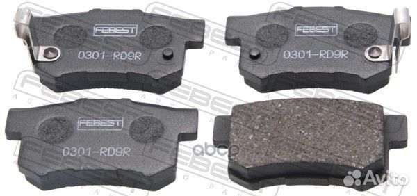 Колодки тормозные зад прав/лев 0301RD9R Febest