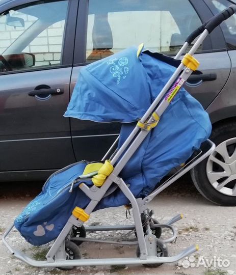 Детские санки коляска Ника 7