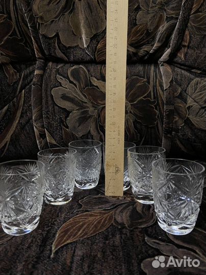 Хрустальные рюмки СССР