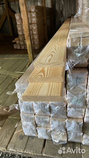 Планкен из сибирской лиственницы 20х120 сорт Экстр