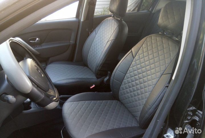 Чехлы Автопилот эко кожа ромб