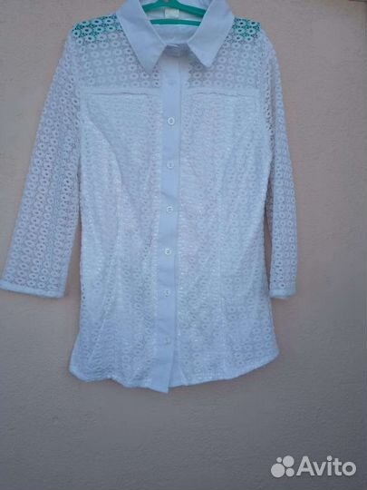 Белая блузка для школы