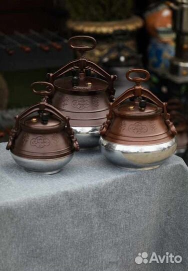 Афганский казан Двухцвет Черные 15л