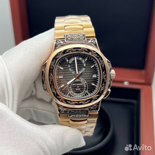 Часы Patek Philippe Nautilus Rose Gold