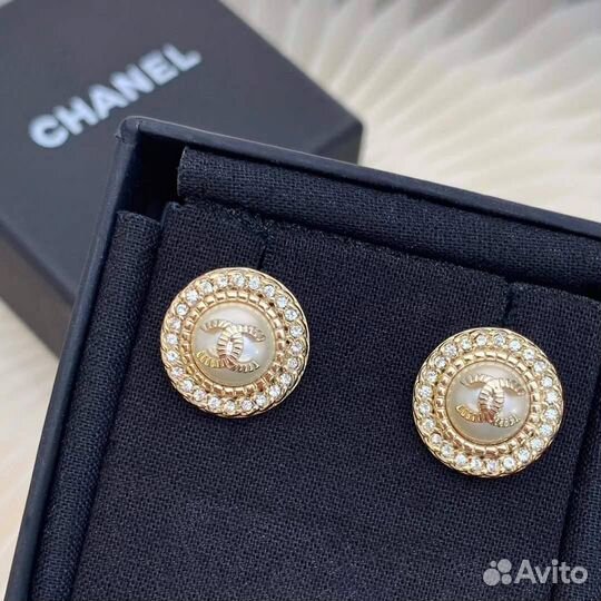 Серьги chanel